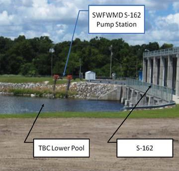 Harney Canal (Structure 161) Diversion Facility As elucidated in Figure 23, the Lower Hillsborough River recovery strategy requires up to 17 cfs, or 11 mil gal per day (mgd), to be diverted from the