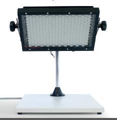 s -1 (at 100 cm) Uniformly homogenous illumination Standard version: Cool white LEDs with far-red Optional Multicolor LED spectra available LED panels are cooled Precise control of light
