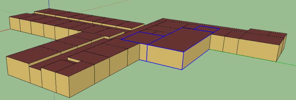 Anoter way is by inserting te volumes by putting all te different surfaces off eac room directly into TRNSYS. Sketc-Up makes tis easier and gives a visual control. Te.