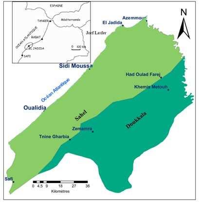 DOUKKALA: downstream portion of the hydraulic basin OR
