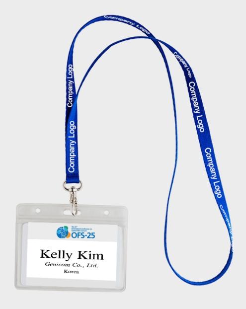 4. Lanyard - Your logo will be on
