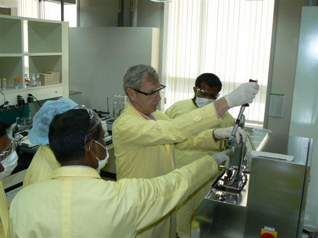 Technology Transfer to Shantha Biotechnics (India) Training at