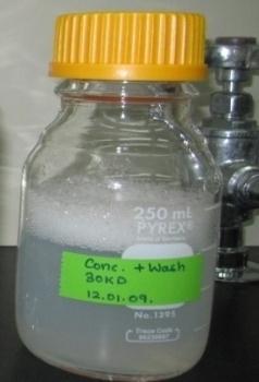 ethanol Dissolve in water Cetavlon precipitated