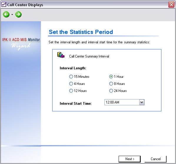 Document Revision 1 NEC Unified Solutions, Inc. Set the Collection Interval The statistics within the Call Center Summary display are all calculated for a specific time interval.