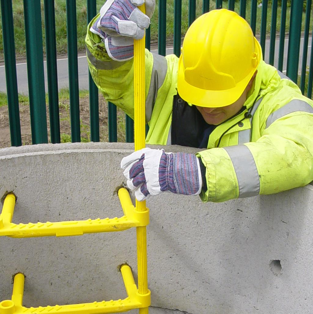 Integrated Manhole Ladder System Site Fitting Instructions Review drainage scheme