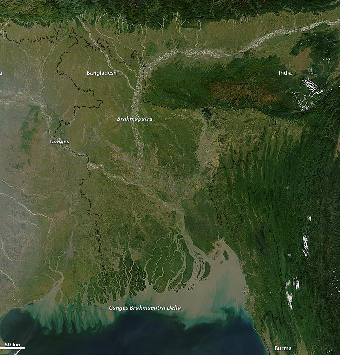 Bangladesh Delta Characteristics Largest delta in the world, 57 Trans-boundary Rivers, about 400 internal Rivers Drains 1.72 million sq.