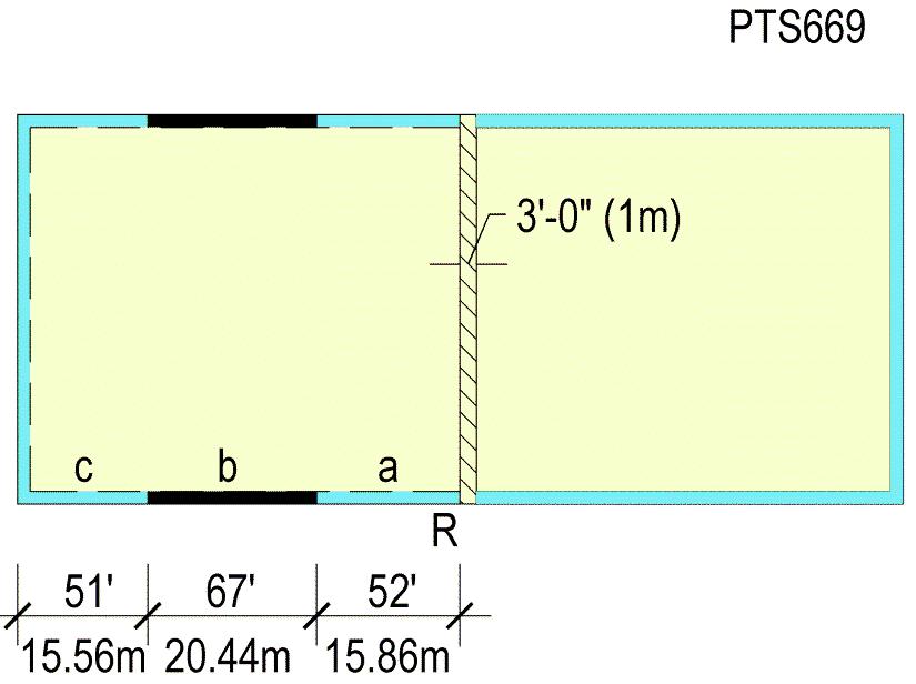 B. Wall/Slab Full Connection Length to be Cast with Slab: At this step, we determine the maximum length of the slab/wall connection that can be cast at the same time as the slab and detailed for full
