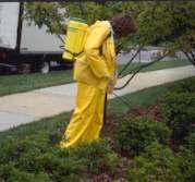 services or performs pesticide applications, with any