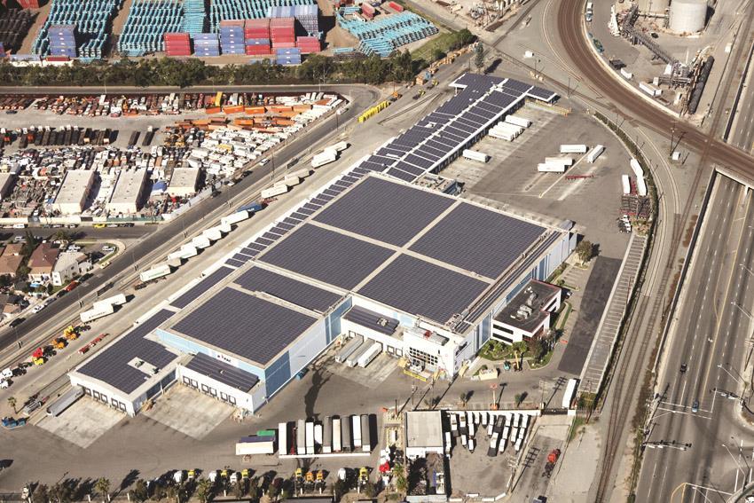 Renewable Energy in Refrigerated Warehousing The Los Angeles largest commercial solar