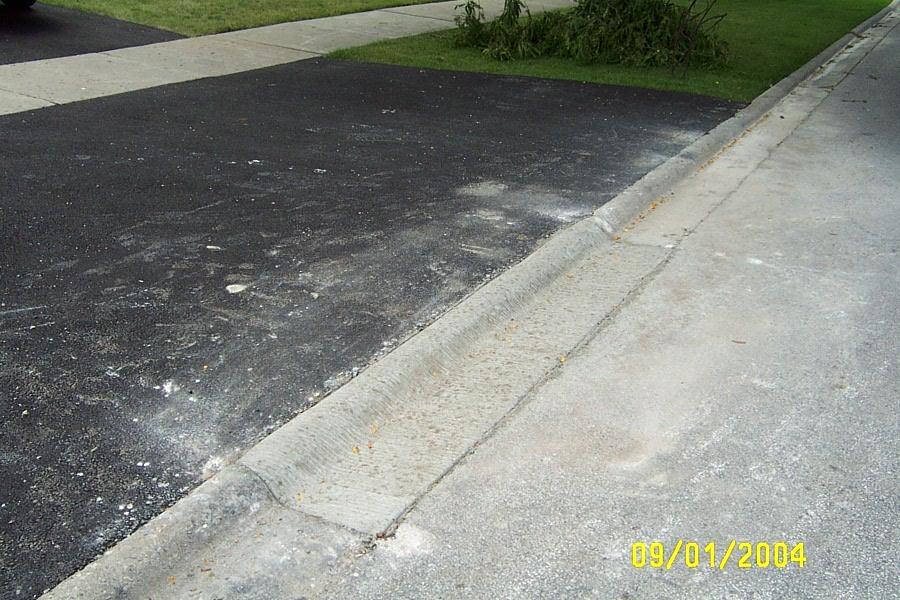 The street will require a patch that extends out to incorporate the pavement crack.