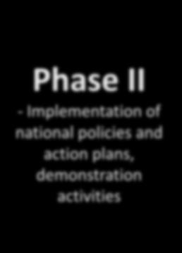 Three Phases of REDD+ REDD+ PHASES Phase I - Capacity building - Design of National Plans, policies & measures READINESS Phase II