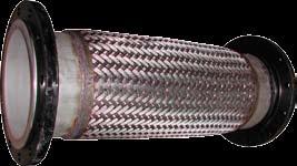 No. SS3162 - FLEXIBLE METAL HOSE WITH DOUBLE BRAID Construction: stainless steel butt welded tube annular close pitch corrugations, Type 304SS braid Part Number 3 Inside Diameter Outside Diameter