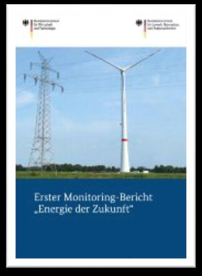 Monitoring the Energiewende since 2012 Published by Federal Ministry of Economic Affairs and Energy (BMWi), supported by the Federal Network Agency