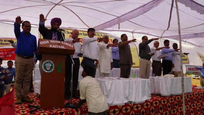 At, ICAR-ATARI, ZONE-I, LUDHIANA FOR THE PERIOD OF OCTOBER 16-18, 2016 Following activities were carried out during Swachhata Pakhwada by ICAR-ATARI, Zone-I, Ludhiana: ICAR-ATARI organised a Kisan