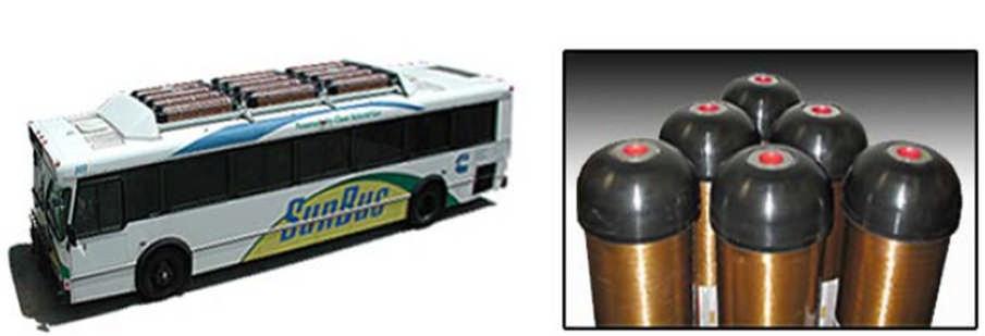 transit buses and delivery trucks.