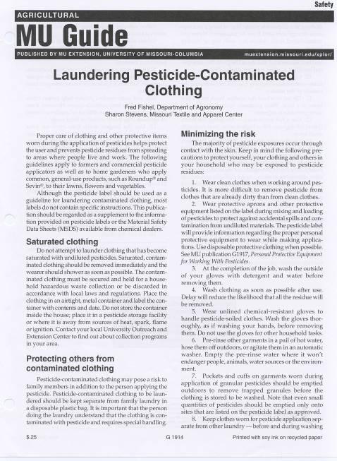 For more detailed information on laundering