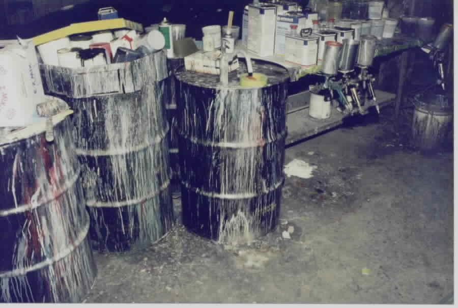 Hazardous Waste Storage A funnel is not a cap