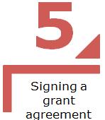 Grant agreement Successful proposals invited to start a Grant Agreement Preparation Very tight