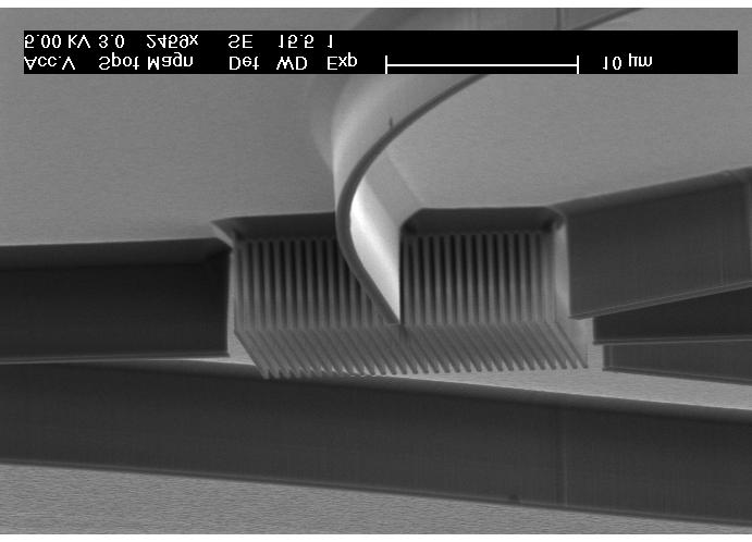 AMORPHOUS SILICON WAVEGUIDES FOR MICROPHOTONICS 53 Figure 4.5: Example of a Si photonic crystal device with a 2 μm thick a-si top section to confine the light vertically.
