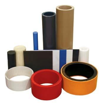 Rapid Seal Manufacturing Materials Hi-Tech Seals stocks rods and tubes of plastic and elastomer for production or direct sales.