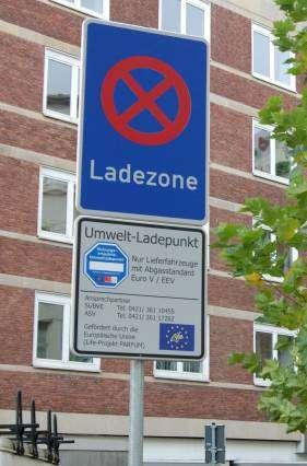 In Bremen, DE, the first loading zone in Germany exclusive for EEV was set up in 2007