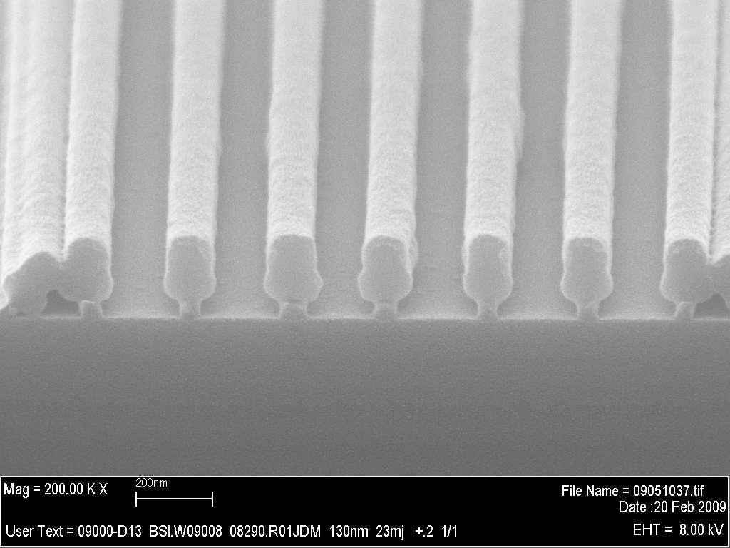 5; target CD 150-nm S/375-nm P (dark field); PEBs: 106, 110, 114, and 118 C for 60 s. 3.