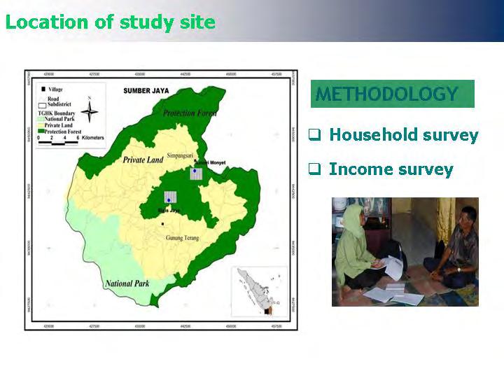 The previous presentation provided evidence of a win-win for farmer income and environmental values due to the use of the HKm instrument.