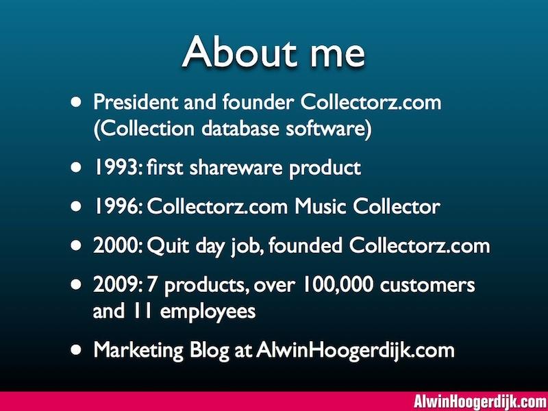 I am the President and founder of Collectorz.com. We make collection database software, software for cataloging people s personal collection of CDs, DVDs, books, comics and video games.
