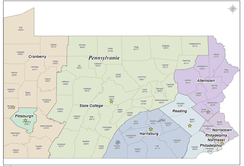 Pennsylvania Area Census