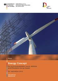 Principle Structure of Supporting the Development of RE in Germany Energy Concept (2010) Objektives for future energy systems Guidelines for energy