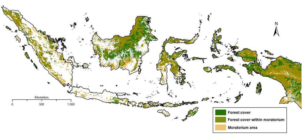 OPPORTUNITIES AND KEY ENABLERS MORATORIUM PROTECTS 60 MILLION HECTARES FOREST AND PEATLAND FROM DEFORESTATION AND DEGRADATION Moratorium extension will