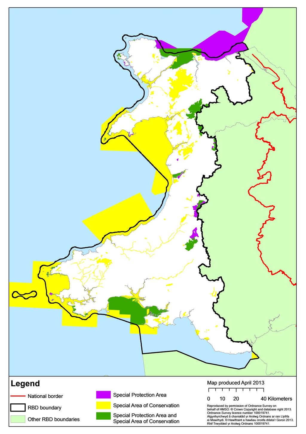 Figure 15: Water Dependant Special Areas of Conservation and Special Protection Areas These are protected areas under the Habitats Directive for water