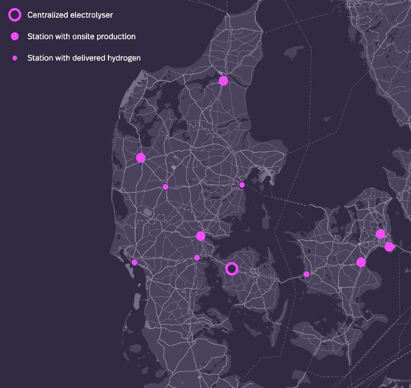 Showcase Denmark Project examples The world s first country-wide network in daily operation: Nel constructed entire network Nel undertakes service, maintenance and surveillance Collaborating with
