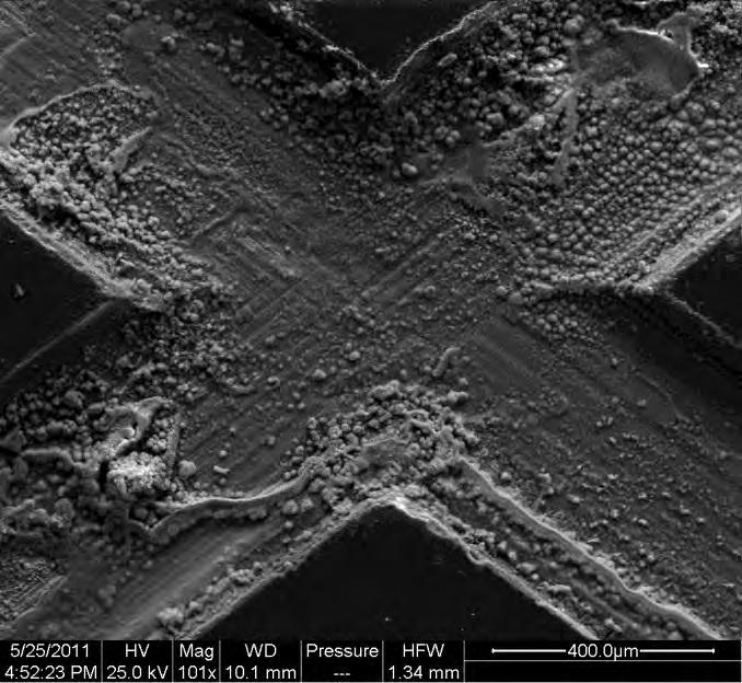 Zinc-Nickel oxide Zinc-Nickel oxide FIGURE 22 - SEM micrograph of UNS S10500 0.