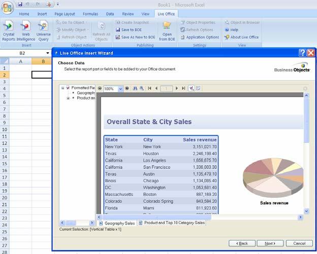 MICROSOFT OFFICE INTEGRATION BusinessObjects Edge Series 3.