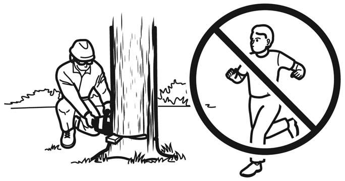 OPERATION WORK AREA PRECAUTIONS (See Figure 11) Cut only wood or materials made from wood; no sheet metal, no plastics, no masonry, no nonwooden building materials.