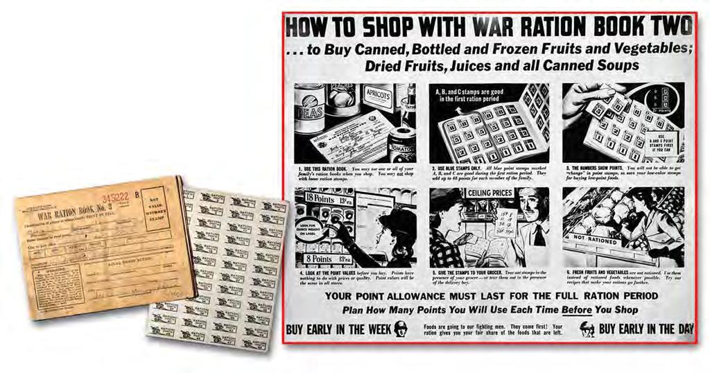 Rationing During WWII During World War II, the federal government used rationing to control shortages.