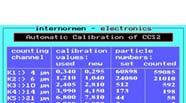 7/7 CALIBRATION SET CALSOFT 01 software for automatic secondary calibration for particle sizes of the CCS 2 and CCS 4 laser sensor based on ISO 11171.