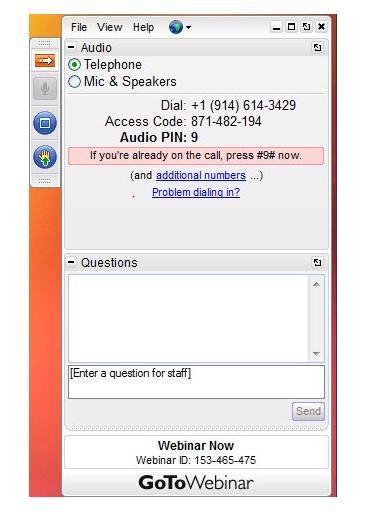 Housekeeping Before we begin All phone lines are muted Submit questions through the Q&A Widget Recorded session with be available and sent