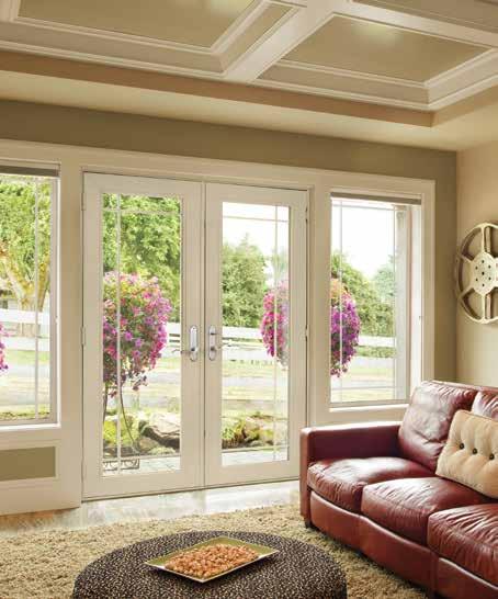 A well-built patio door invites the beauty of outdoors inside, while providing an energy-efficient barrier against