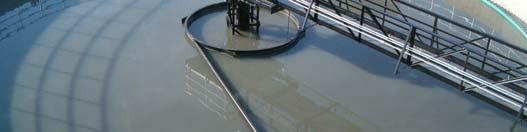 The heavier grit particles settle out of the wastewater flow and are