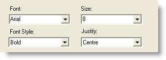 2 Click anywhere on the form. A picture frame appears on the form. 3 Double-click the picture frame. The Field Properties window 2 Click Text Format.