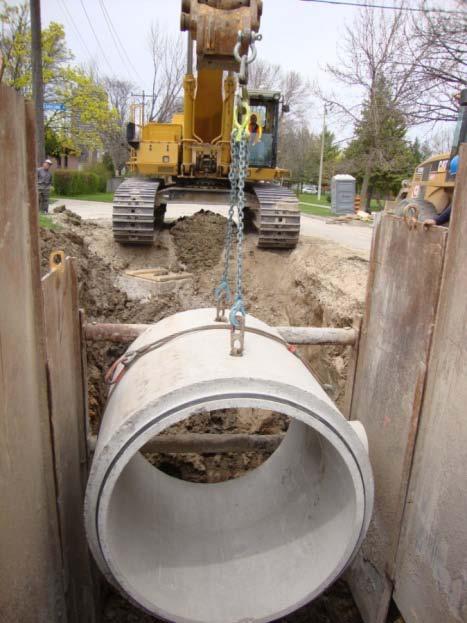 Pond Storm sewer upgrades for areas