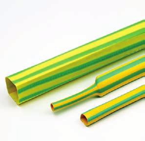 DCPT Flexible, flame retardant, dual colour A tough and flexible general purpose polyolefin tubing, providing a good blend of chemical, electrical and physical performance properties.