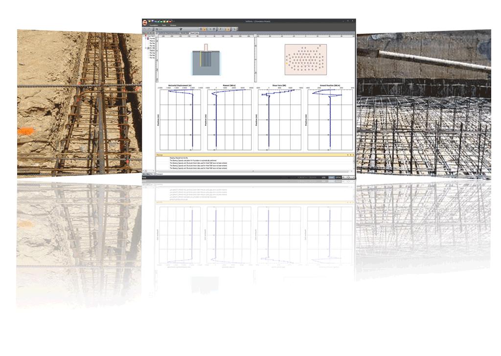 Project Applications Stability of Piled Raft Foundation Stability check for the building foundation system