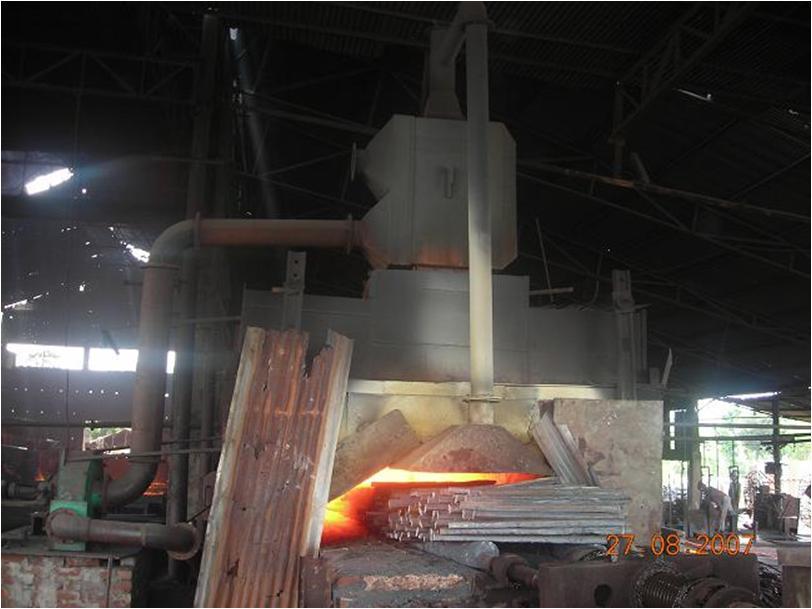 Re-rolling Mills Reheating Furnace Energy component more than 25% of product cost Crude Operation and Inefficient Induction Furnaces