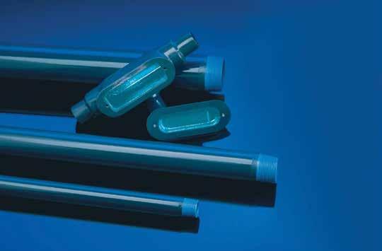 Overview Better by Design Ocal-Blue PVC-coated conduit and fittings represent a complete corrosion-protection package for your entire conduit system.