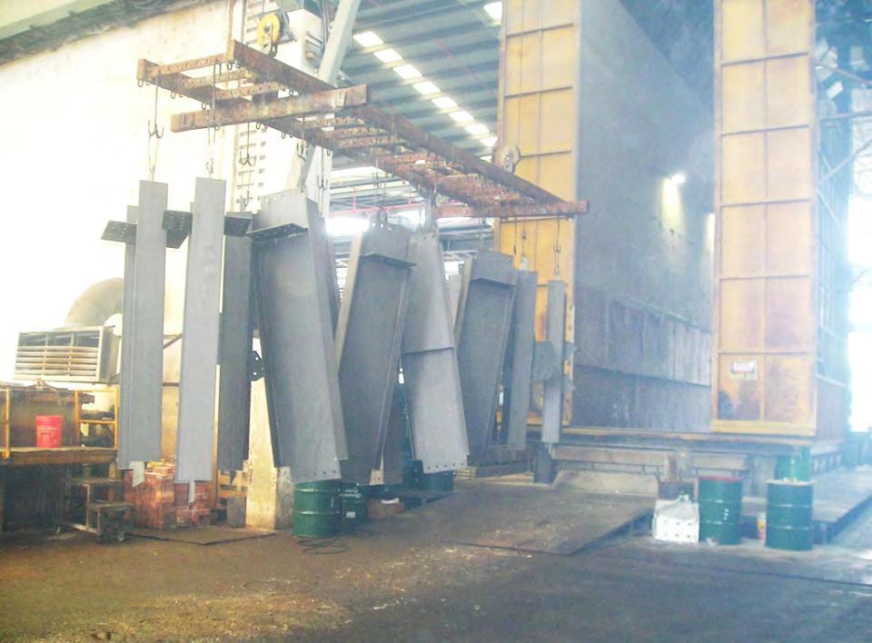Steel articles to be galvanized about