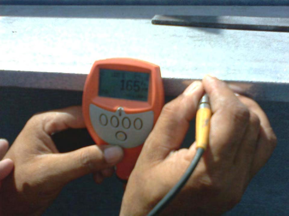 40 Measuring coating thickness using