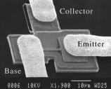 EXAMPLES OF HIGH-PERFORMANCE MICROELECTRONICS (top half) A cross-section